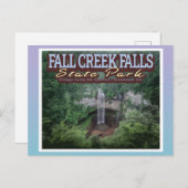 CARTE POSTALE FALL CREEK FALLS STAPARK - TENNESSEE USA (Devant / Derrière)