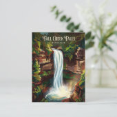Carte Postale Fall Creek Falls Tennessee (Debout devant)