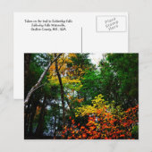 Carte Postale Fall in New England-postcard (Devant / Derrière)