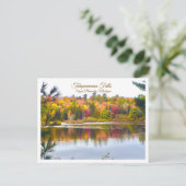 CARTE POSTALE "FALL REFLECTIONS AT TAHQUAMENON FALLS, MICHIGAN (Debout devant)