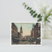 Carte Postale Fall River MA, North Main St View 1910 (Debout devant)