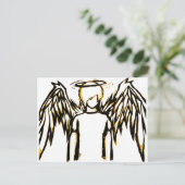 Carte Postale Fallen Angel Yellow (Debout devant)
