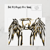 Carte Postale Fallen Angel Yellow (Devant / Derrière)