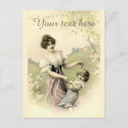Carte Postale Fallen Victorian Spring Time Dance (Devant)