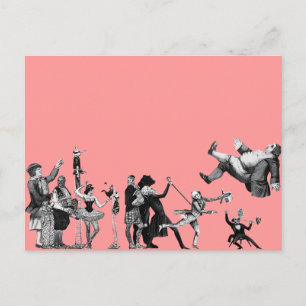 Carte Postale Falling Circus