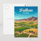 Carte Postale Fallon, Nevada (Devant / Derrière)