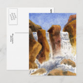 Carte postale "Falls" Country Roads (Devant / Derrière)