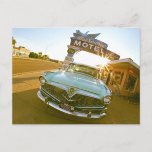 Carte Postale Fameux motel Blue Swallow sur la route 66