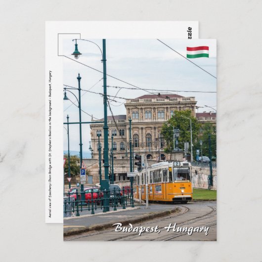 Carte Postale Fameux Tramway deux à Budapest, Hongrie (Devant / Derrière)