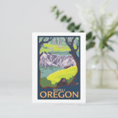 Carte Postale Famille Beaver - Odell, Oregon (Debout devant)