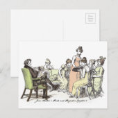 Carte Postale Famille Bennet - Jane Austen Fierté & Préjugés (Devant / Derrière)