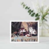 Carte Postale Famille de chats, Henriette Ronner-Knip (Debout devant)