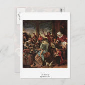 Carte Postale Famille De Chats Par Steen Jan (Devant / Derrière)