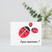Carte Postale famille de coccinelle (Debout devant)