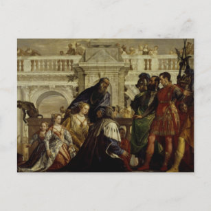 Carte Postale Famille de Darius avant Alexandre le Grand 2
