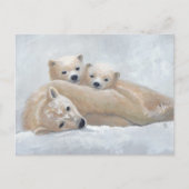 Carte Postale Famille de l'Arctique (Devant)