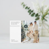 Carte Postale Famille de photos de Noël | Joyeuses fêtes (Debout devant)