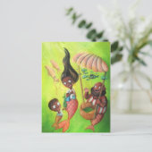 Carte Postale Famille des sirènes (Debout devant)