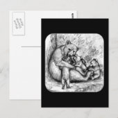 Carte Postale Famille d'ours (Devant / Derrière)