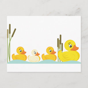 Carte Postale Famille Ducky