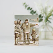 Carte Postale Famille Eskimo (Debout devant)