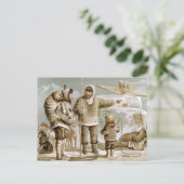 Carte Postale Famille Esquimaude (Debout devant)