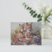 Carte Postale Famille Fox (Debout devant)