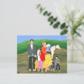 Carte Postale Famille Gipsy 1986 (Debout devant)