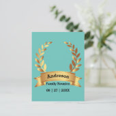 Carte Postale Famille heureuse la meilleure feuille de laurier s (Debout devant)