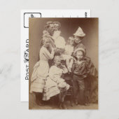 Carte Postale Famille impériale de Prusse vers 1874 (Devant / Derrière)