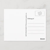 Carte Postale Famille Mute Swan (Dos)