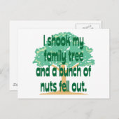 Carte Postale Famille Nutty (Devant / Derrière)