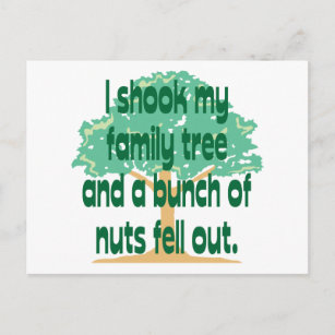 Carte Postale Famille Nutty