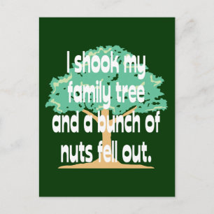 Carte Postale Famille Nutty