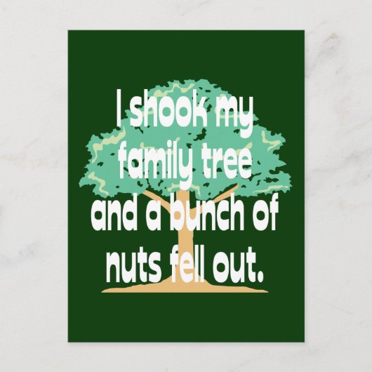 Carte Postale Famille Nutty (Devant)