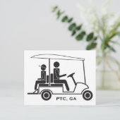 Carte Postale Famille PTC GA Golf Cart (Debout devant)