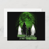 Carte Postale Famille Qui Hante Ensemble Reste Ensemble (Devant / Derrière)