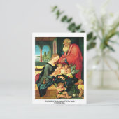 Carte Postale Famille Sainte Dans L'Appartement Avec Cinq Anges (Debout devant)