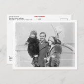 Carte Postale Famille Tom Mix (Devant / Derrière)