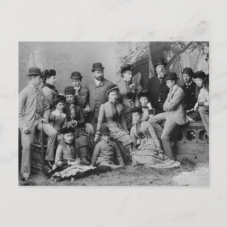 Carte Postale Famille Tsarina Alexandra Hesse Angleterre Russie