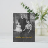 Carte Postale Famille vintage (Debout devant)