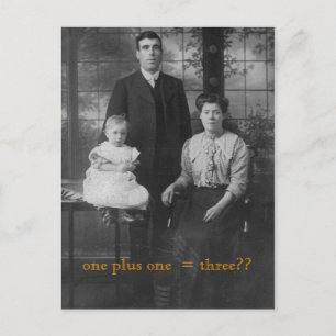 Carte Postale Famille vintage