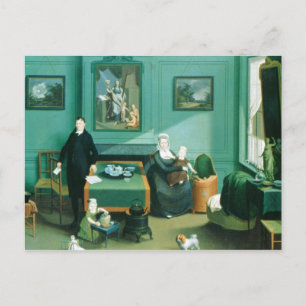 Carte Postale Family Group, c.1810