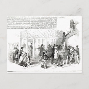 Carte Postale Famine de pommes de terre irlandaises, 1847