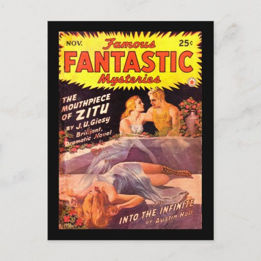 Carte Postale Famous Fantastic Mysteries 05-01_Pulp Art (Devant)