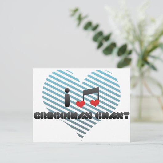 Carte Postale fan de Gregorian Chant (Debout devant)