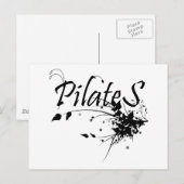 Carte Postale Fan de la méthode Pilates ! Art Pilates (Devant / Derrière)