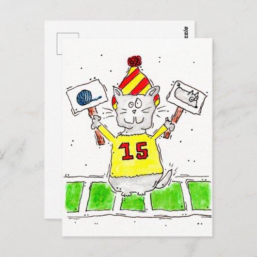 Carte postale Fan Kitty (Devant / Derrière)