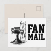 Carte Postale FAN MAIL Funky Postcard (Devant / Derrière)