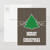 Carte postale Fancy Arbre de Noël (Devant / Derrière)